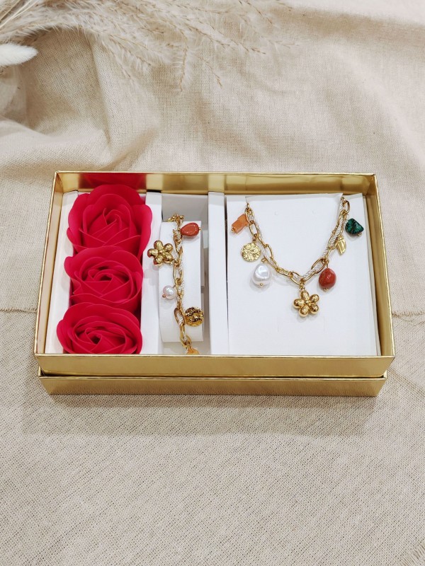 Coffret bijoux en acier inoxydable C135