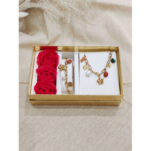Coffret bijoux en acier inoxydable C135