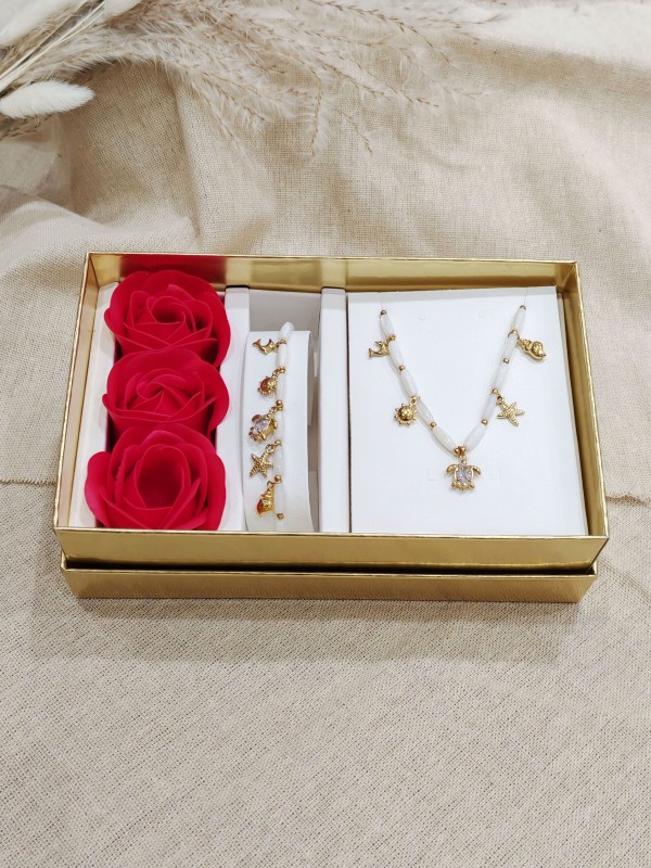 Coffret bijoux en acier inoxydable C136