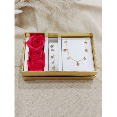 Coffret bijoux en acier inoxydable C138