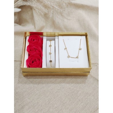 Coffret bijoux en acier inoxydable C140