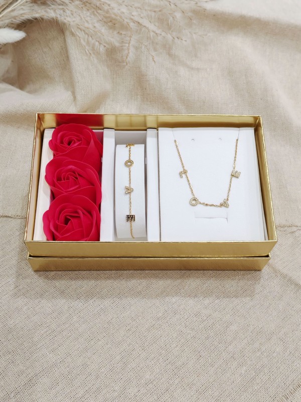 Coffret bijoux en acier inoxydable C140