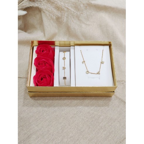 Coffret bijoux en acier inoxydable C140