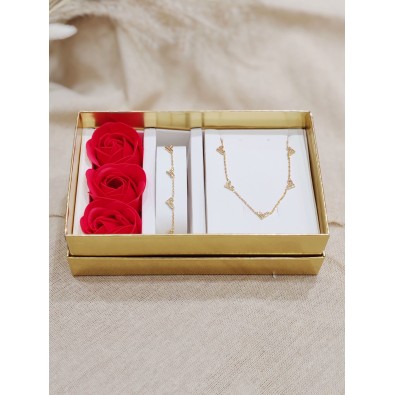 Coffret bijoux en acier inoxydable C142