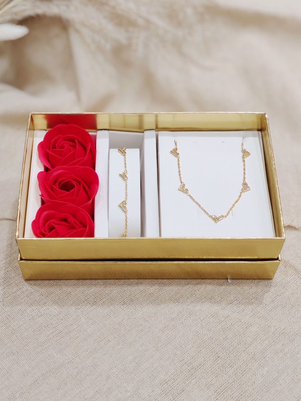 Coffret bijoux en acier inoxydable C142