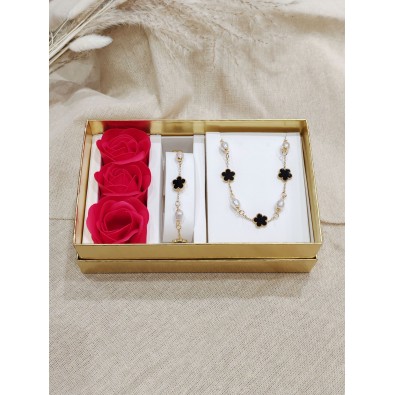 Coffret bijoux en acier inoxydable C143