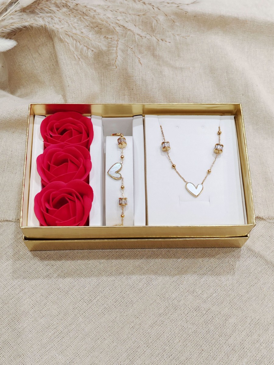 Coffret bijoux en acier inoxydable C144