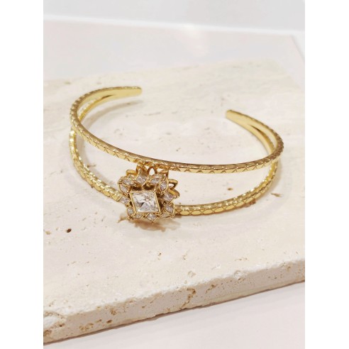 Bracelet anti-stress en acier inoxydable J176