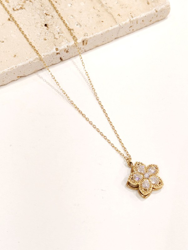 Collier anti-stress en acier inoxydable N345