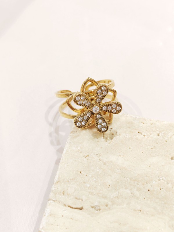 Bague réglable acier Anti-stress R202