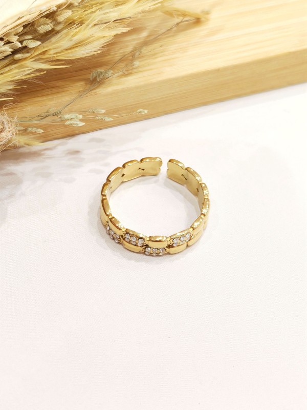 Bague réglable en acier inoxydable R206