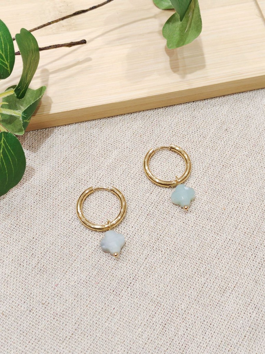 Boucles d'oreilles acier inoxydable E480