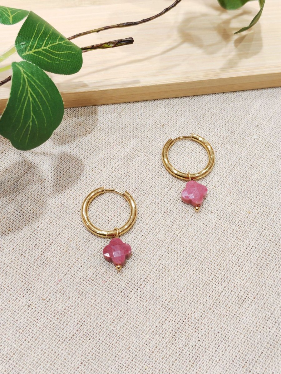 Boucles d'oreilles acier inoxydable E480