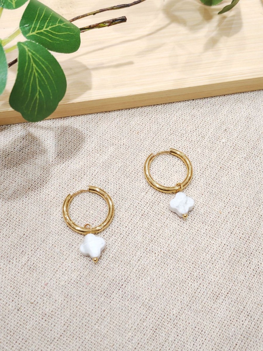 Boucles d'oreilles acier inoxydable E480