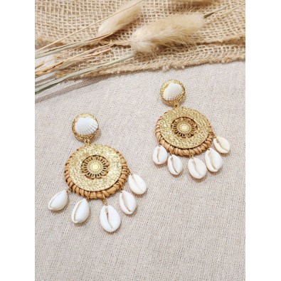 Boucles d'oreilles acier inoxydable E481