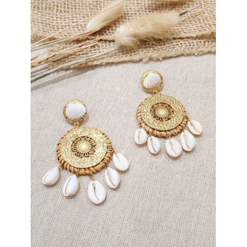 Boucles d'oreilles acier inoxydable E481