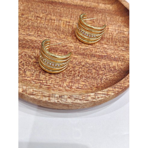 Boucles d'oreilles acier inoxydable E482