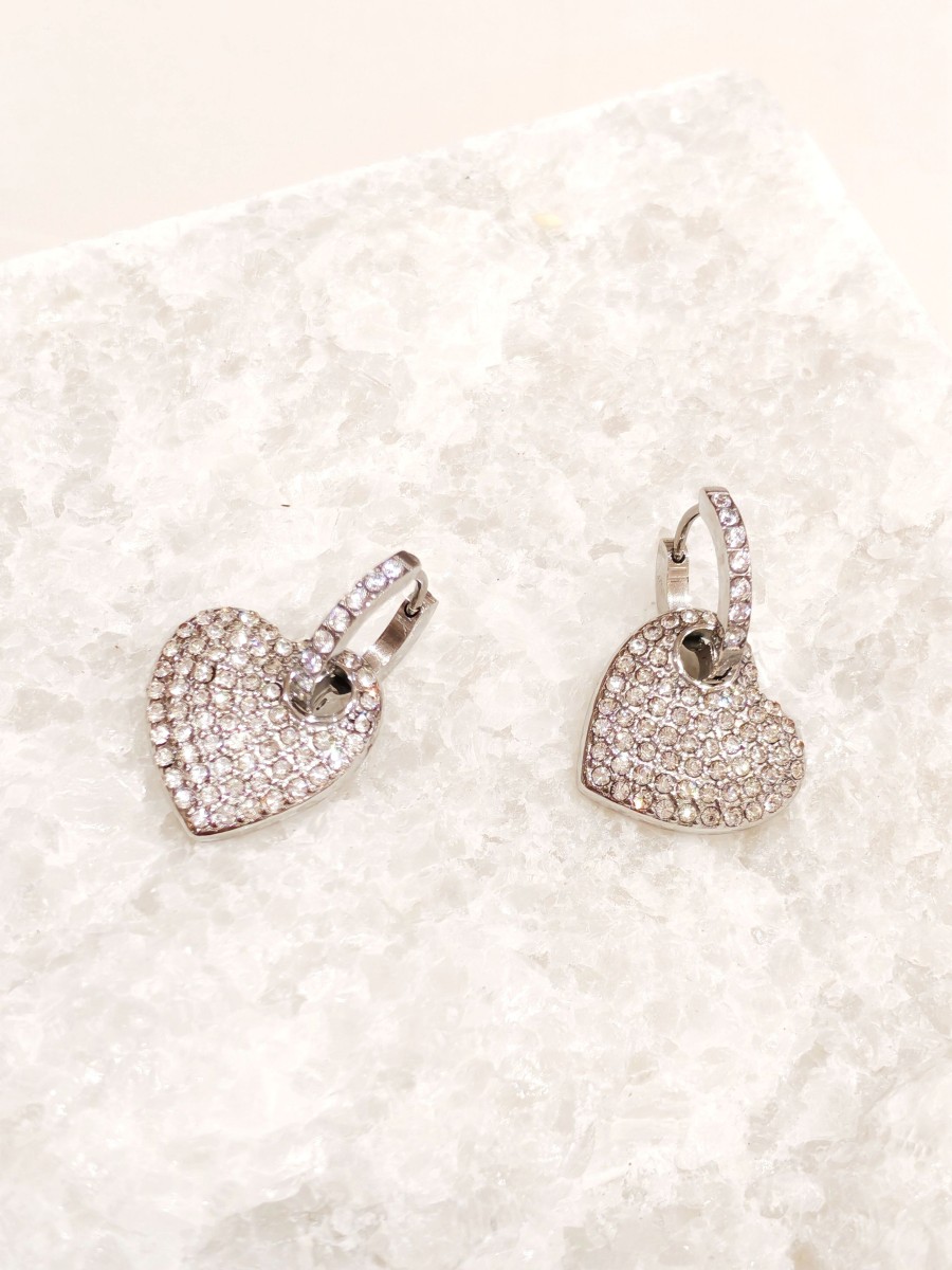 Boucles d'oreilles acier inoxydable E484