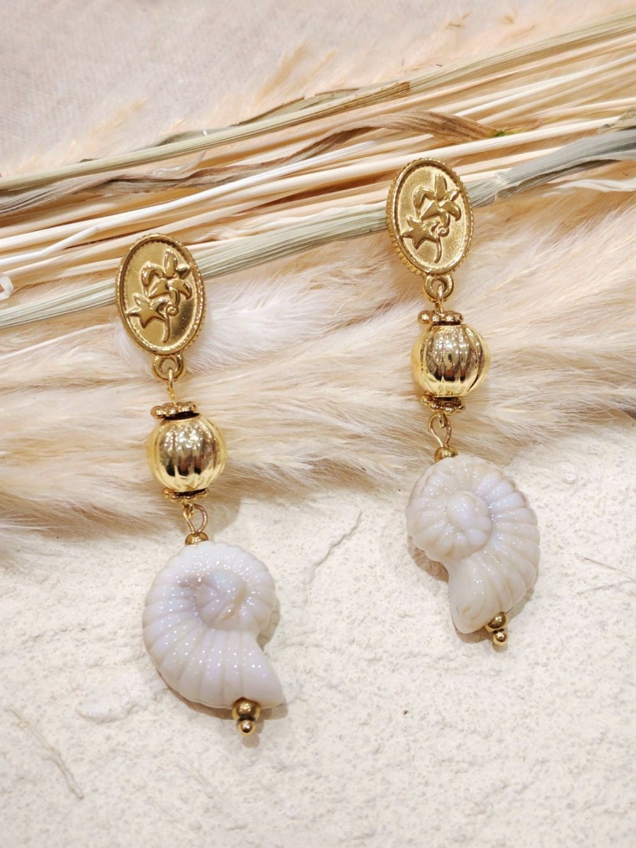 Boucles d'oreilles acier inoxydable E485