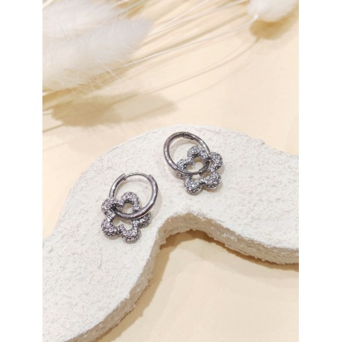 Boucles d'oreilles acier inoxydable E486
