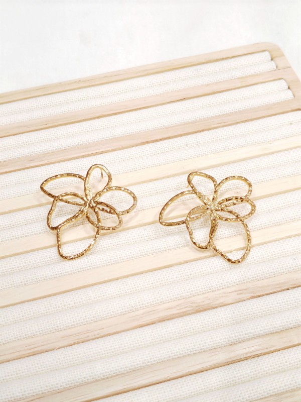 Boucles d'oreilles acier inoxydable E487