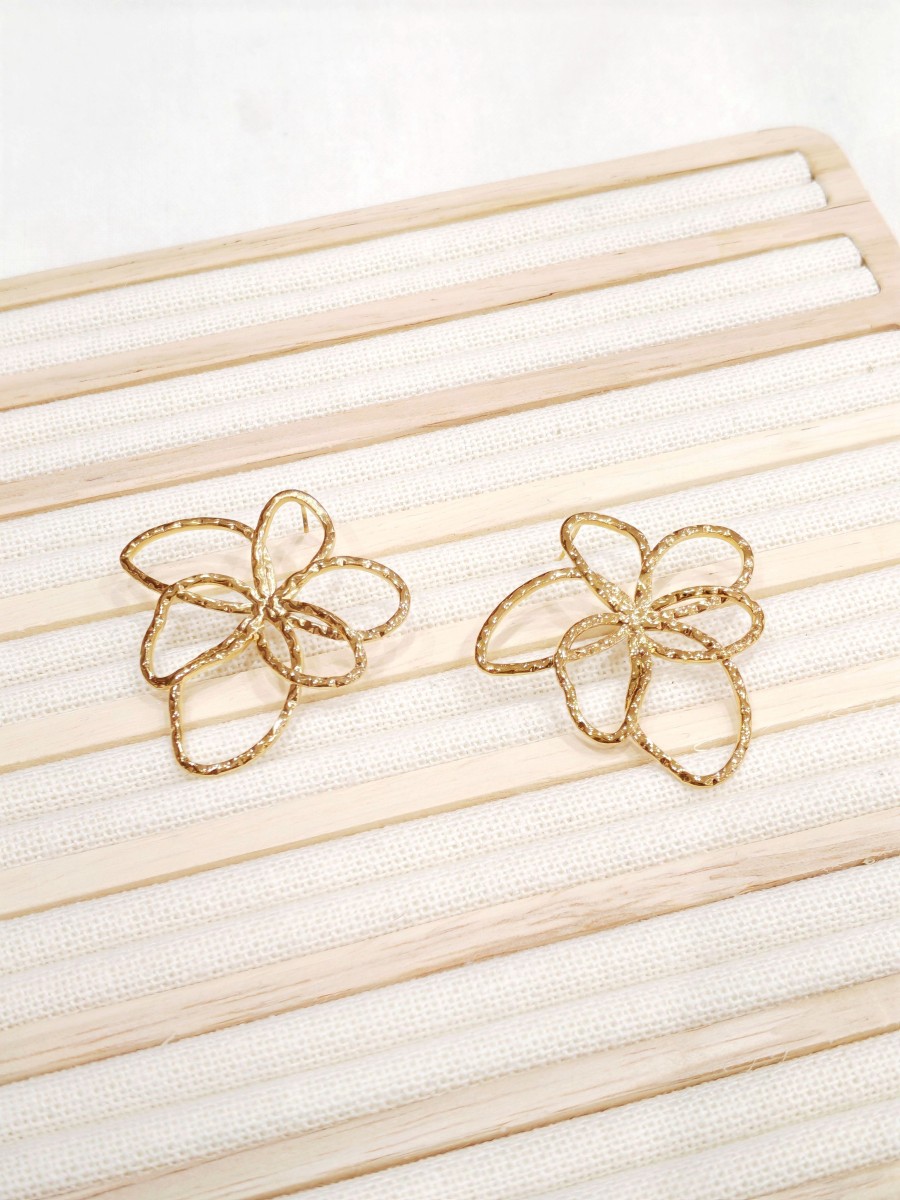 Boucles d'oreilles acier inoxydable E487