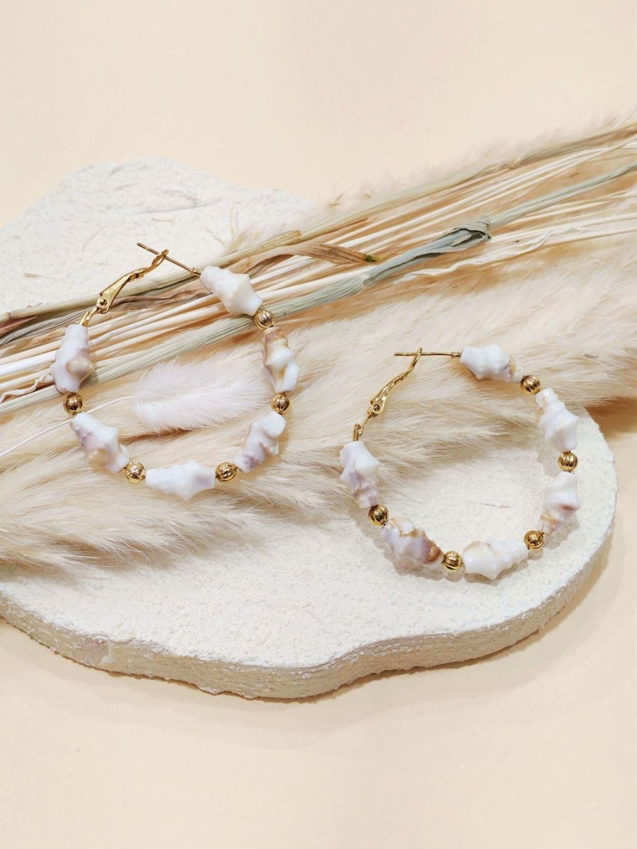 Boucles d'oreilles acier inoxydable E492