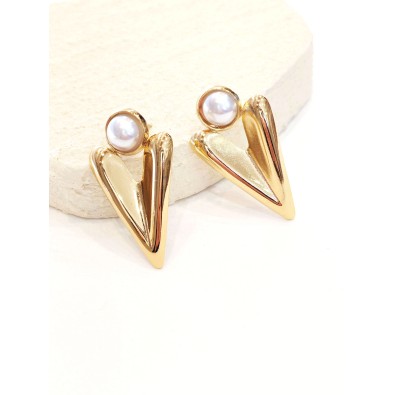 Boucles d'oreilles acier inoxydable E494
