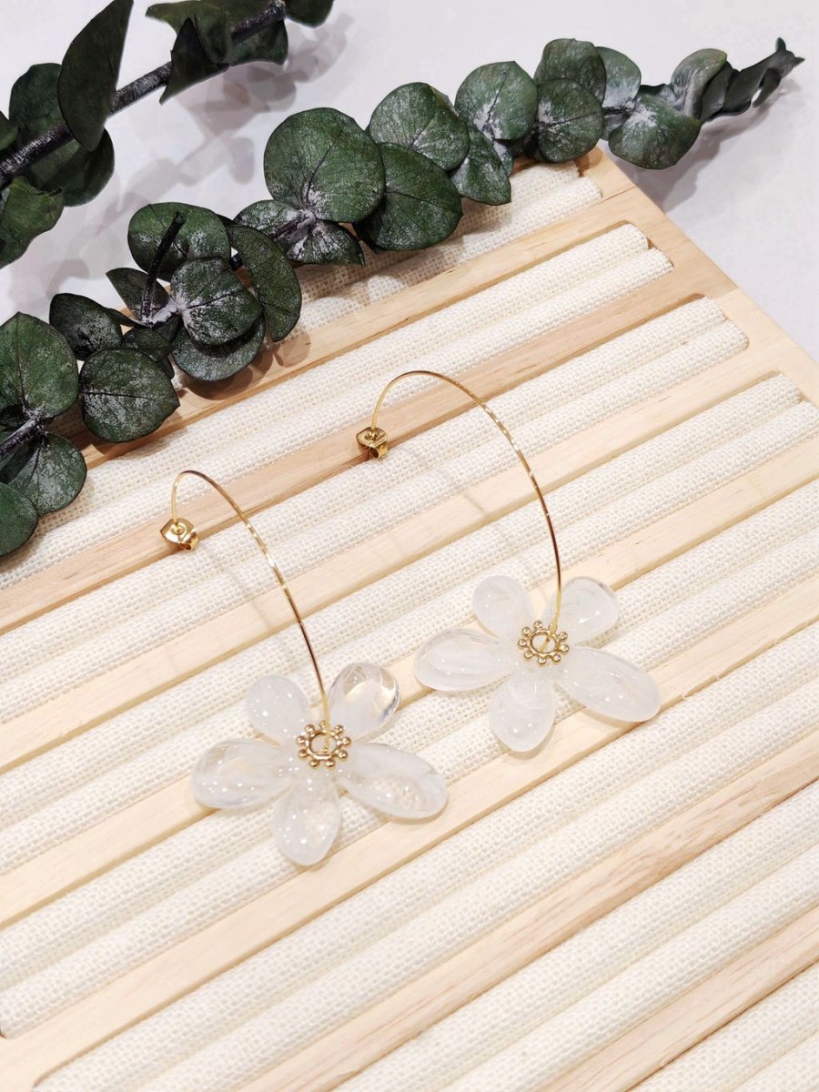 Boucles d'oreilles acier inoxydable E495