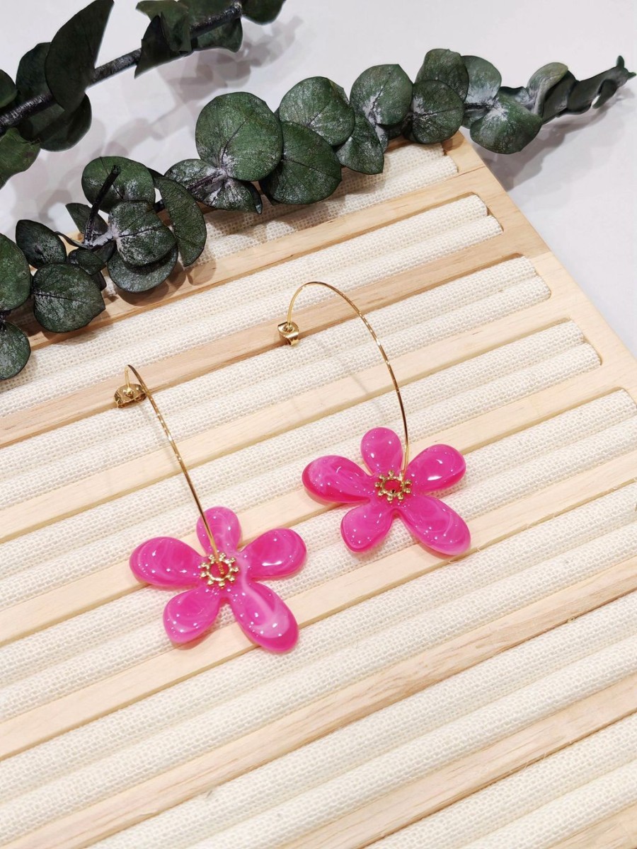 Boucles d'oreilles acier inoxydable E495