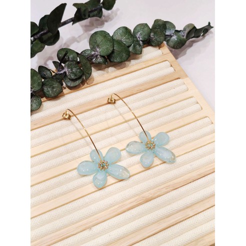 Boucles d'oreilles acier inoxydable E495