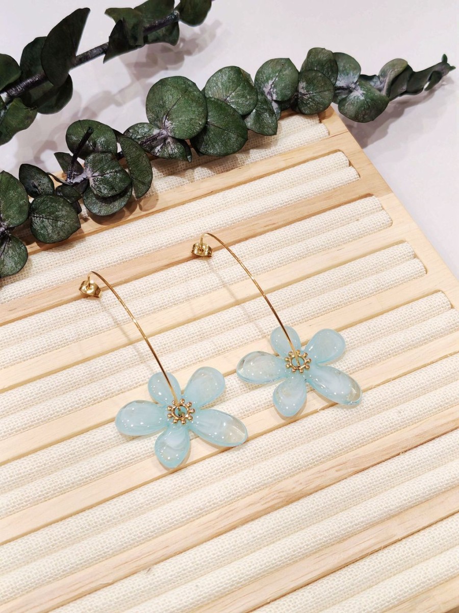 Boucles d'oreilles acier inoxydable E495