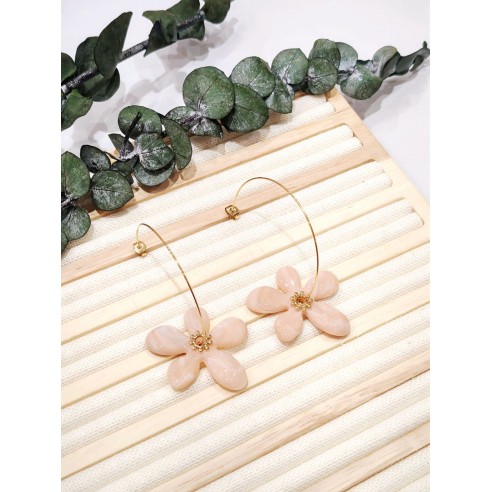 Boucles d'oreilles acier inoxydable E495