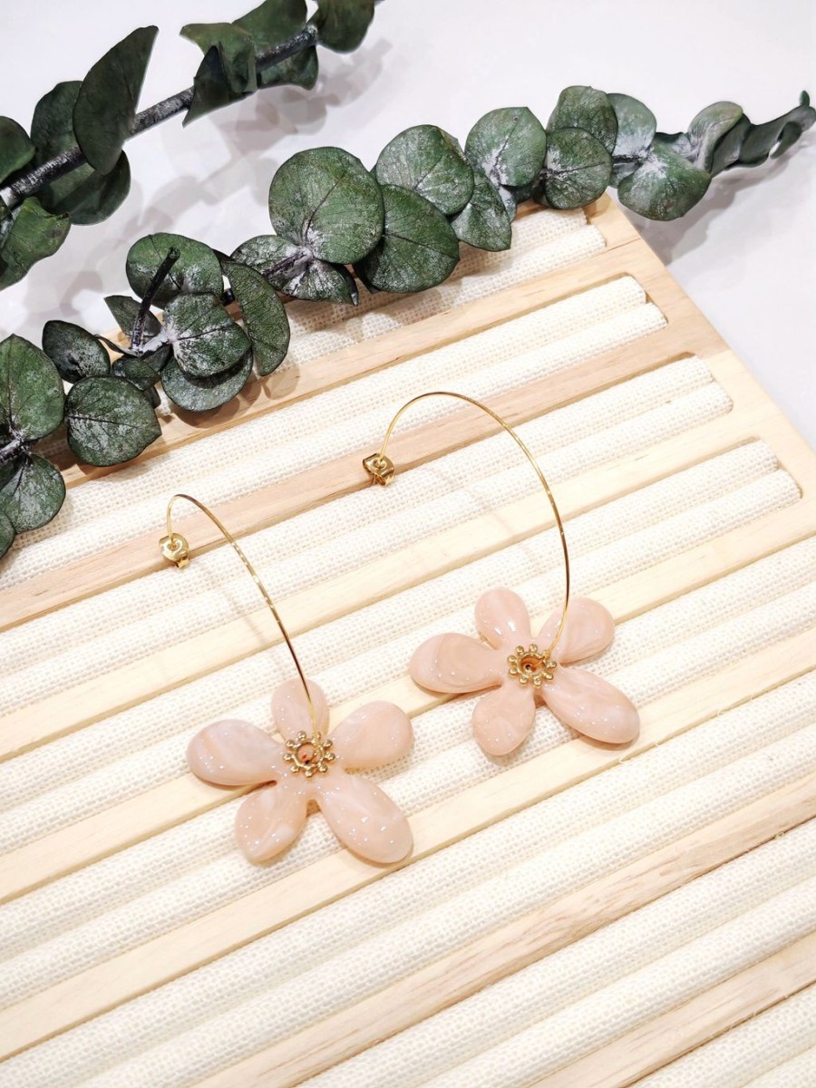 Boucles d'oreilles acier inoxydable E495