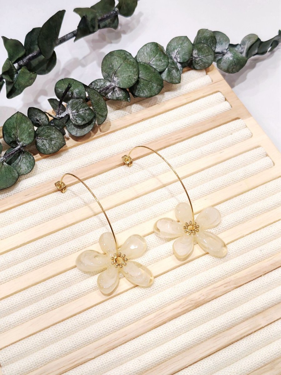 Boucles d'oreilles acier inoxydable E495