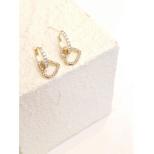 Boucles d'oreilles acier inoxydable E498