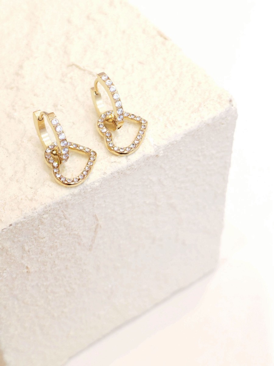 Boucles d'oreilles acier inoxydable E498