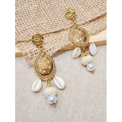 Boucles d'oreilles acier inoxydable E499