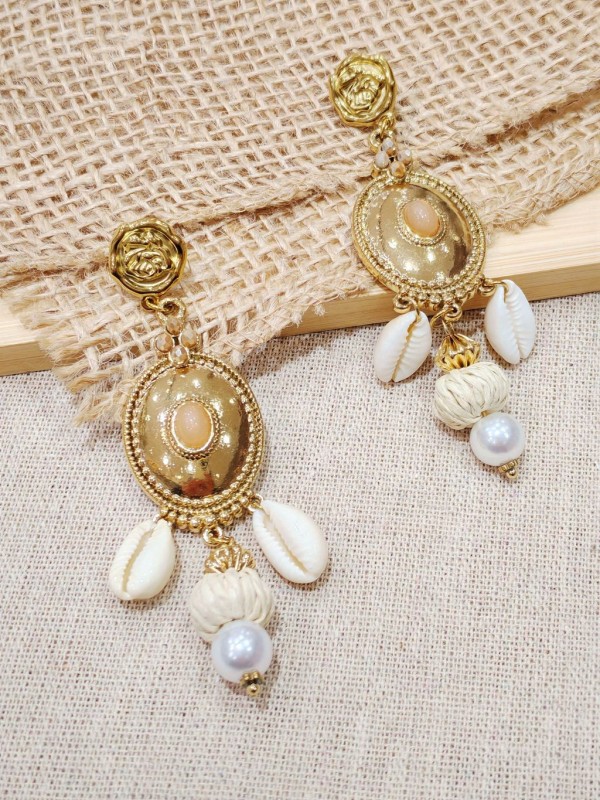 Boucles d'oreilles acier inoxydable E499