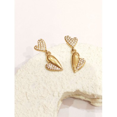Boucles d'oreilles acier inoxydable E500