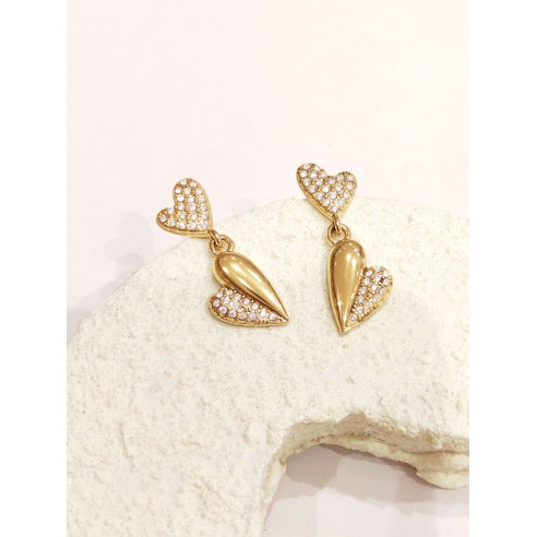 Boucles d'oreilles acier inoxydable E500