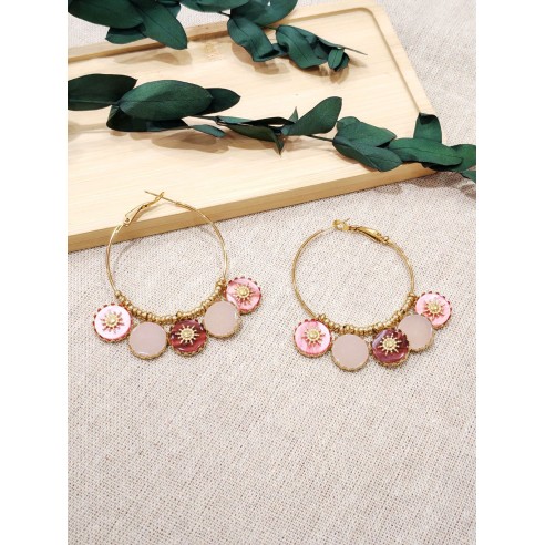 Boucles d'oreilles acier inoxydable E501