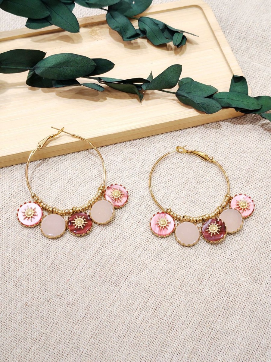 Boucles d'oreilles acier inoxydable E501