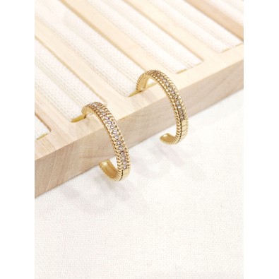 Boucles d'oreilles acier inoxydable E502