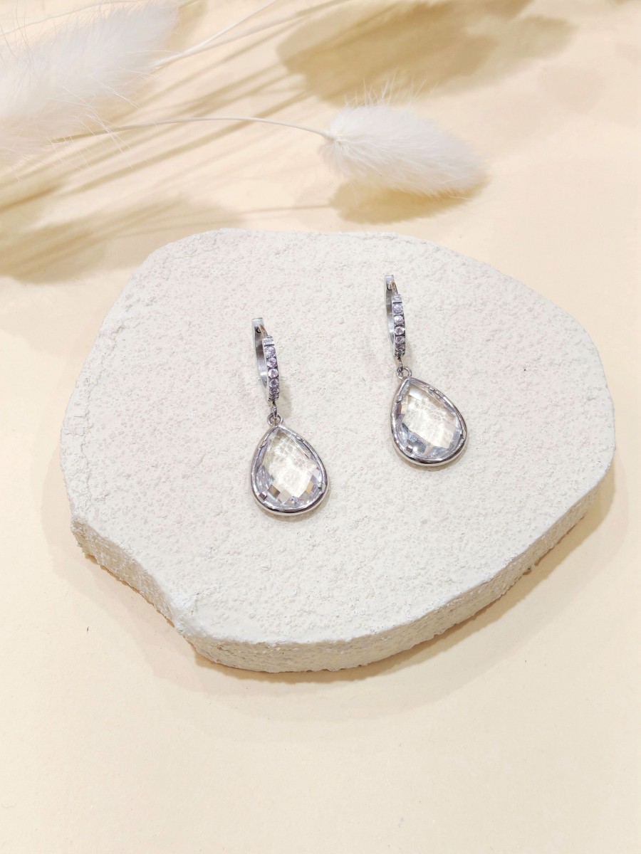 Boucles d'oreilles acier inoxydable E503