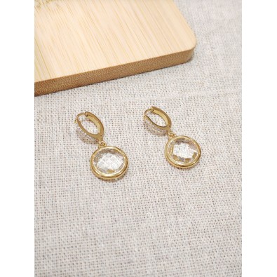 Boucles d'oreilles acier inoxydable E504 2