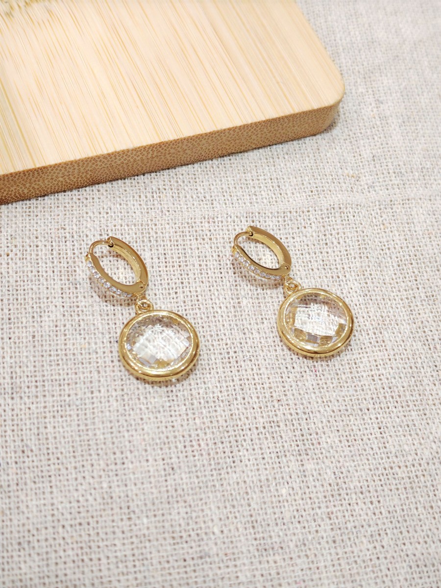 Boucles d'oreilles acier inoxydable E504