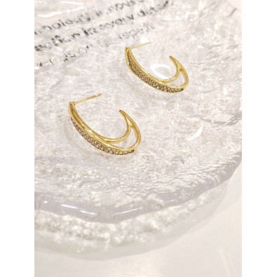 Boucles d'oreilles acier inoxydable E505