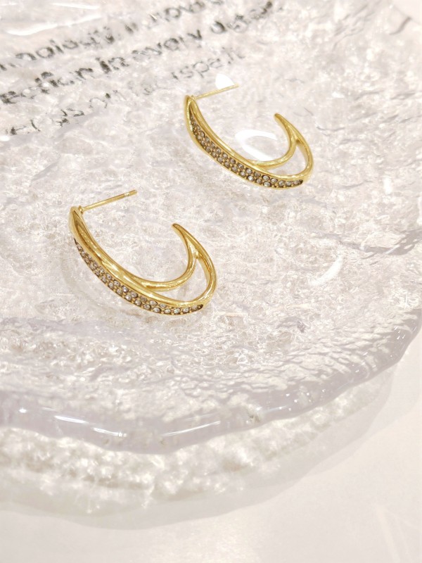 Boucles d'oreilles acier inoxydable E505