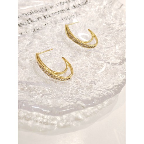 Boucles d'oreilles acier inoxydable E505